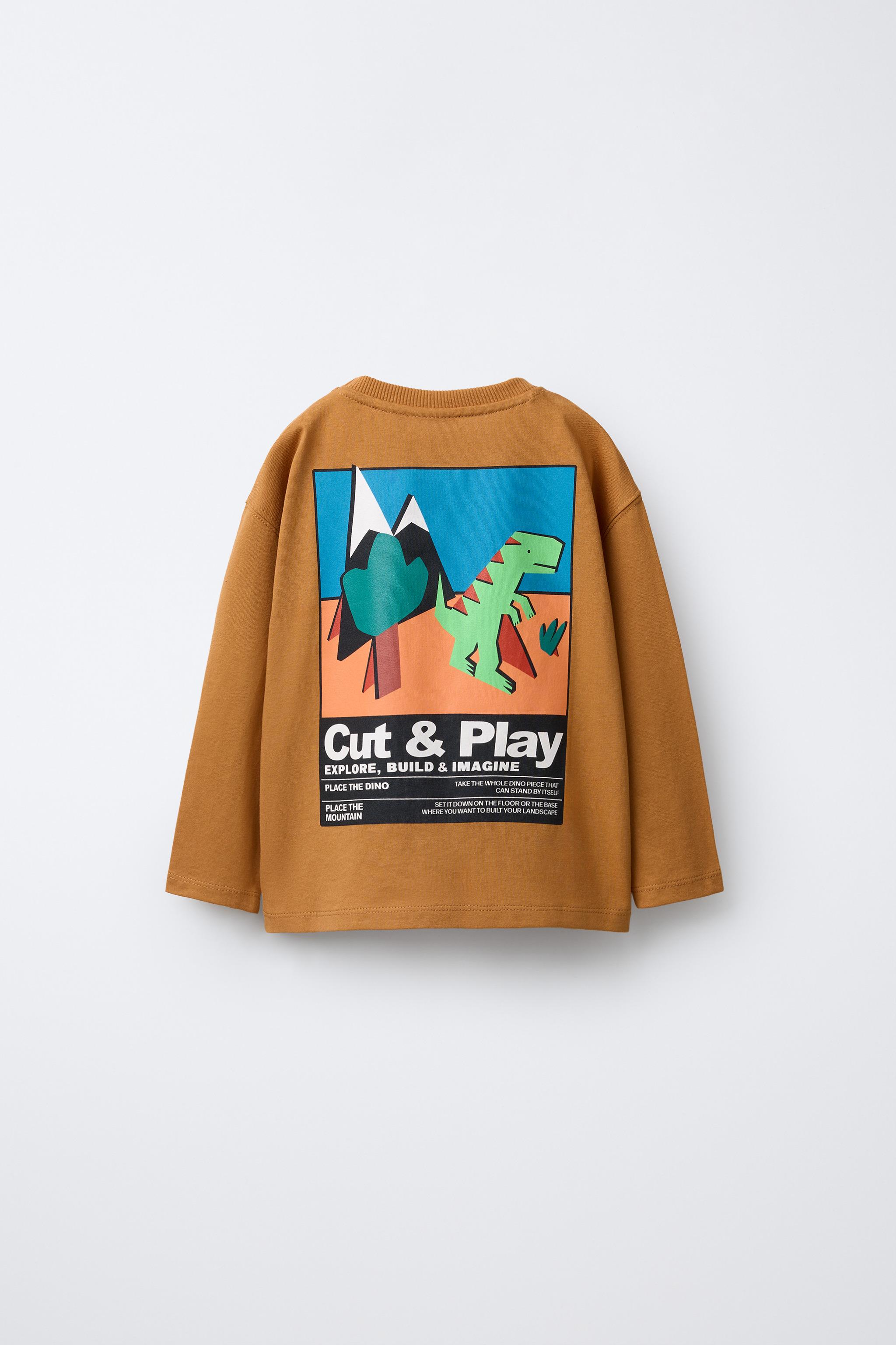 DINOSAUR PRINT T-SHIRT